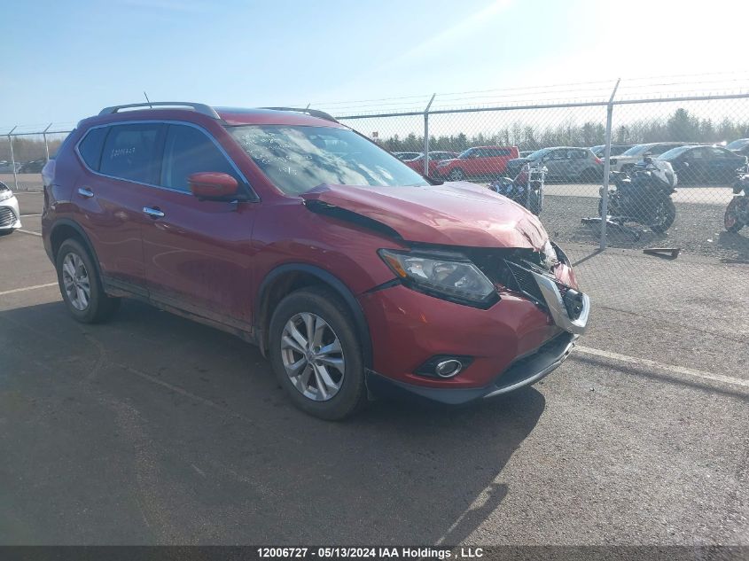 2016 Nissan Rogue S/Sl/Sv VIN: 5N1AT2MV7GC731347 Lot: 12006727