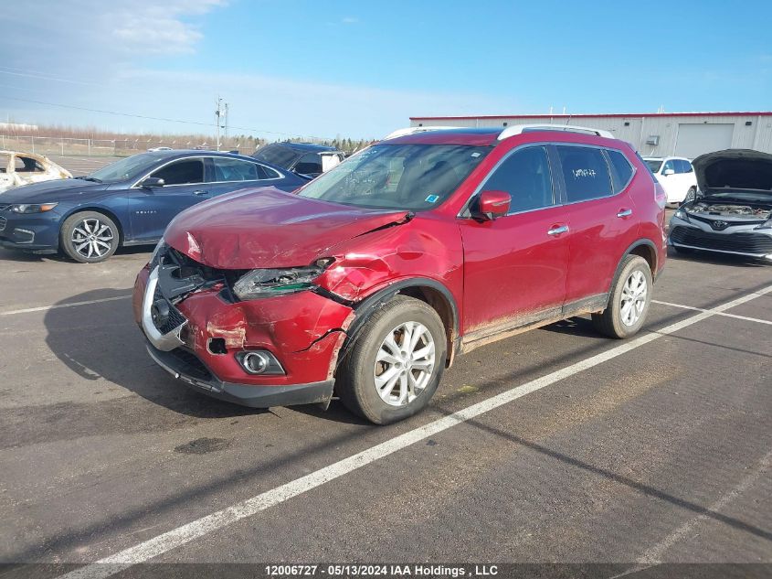 2016 Nissan Rogue S/Sl/Sv VIN: 5N1AT2MV7GC731347 Lot: 12006727