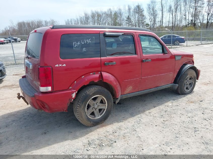 2010 Dodge Nitro Sxt VIN: 1D4PU5GKXAW117139 Lot: 12006735