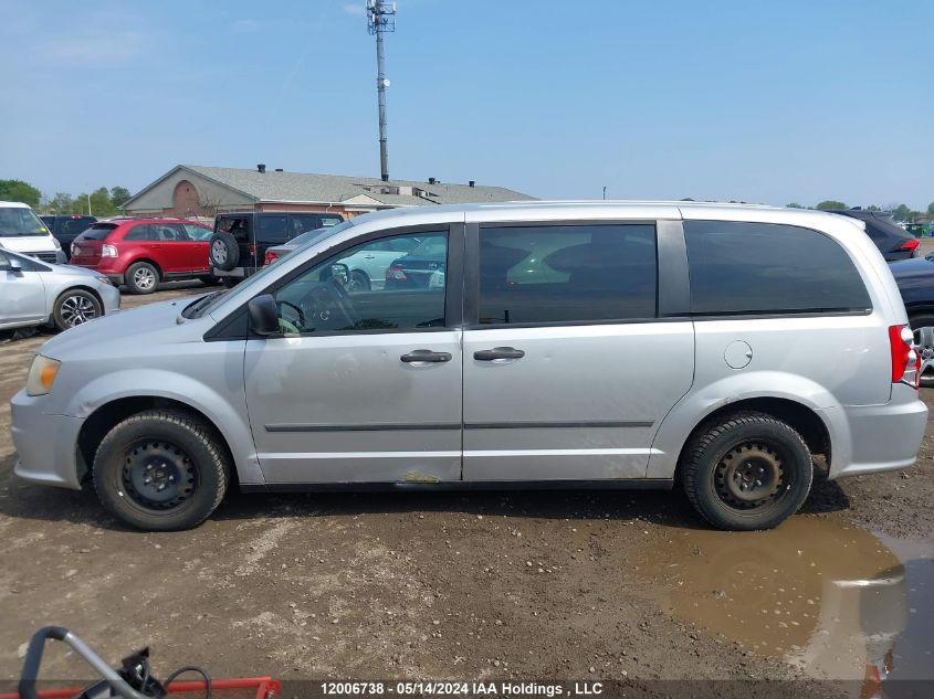 2012 Dodge Grand Caravan Se VIN: 2C4RDGBG5CR103455 Lot: 12006738