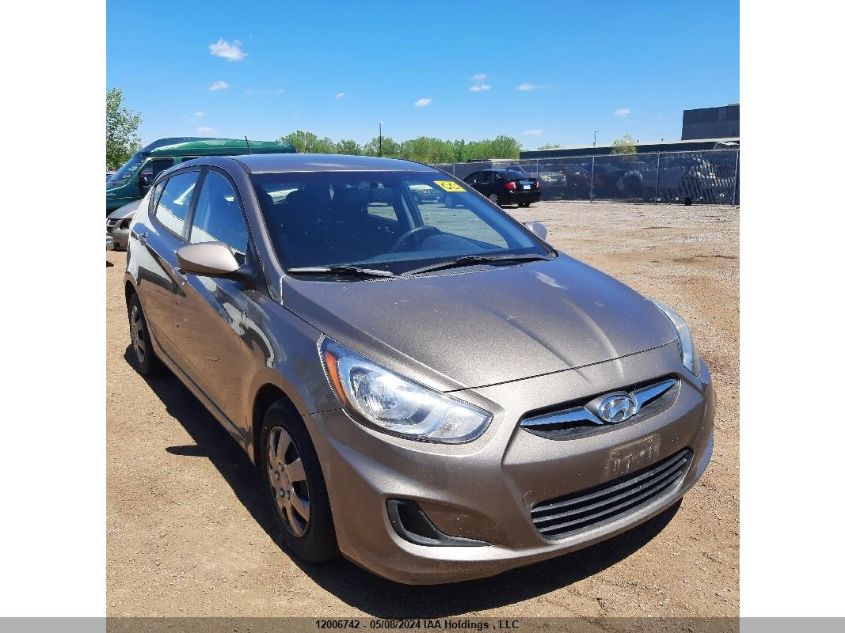 2014 Hyundai Accent Gls/Gs VIN: KMHCT5AE8EU167228 Lot: 12006742