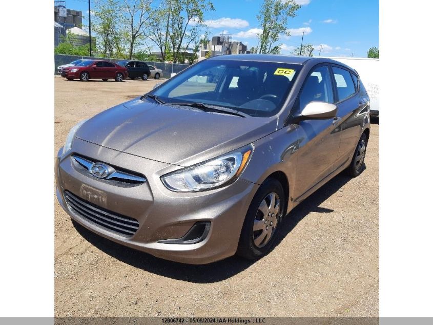 2014 Hyundai Accent Gls/Gs VIN: KMHCT5AE8EU167228 Lot: 12006742