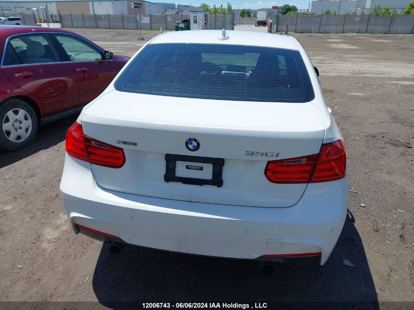 2013 BMW 335 Xi VIN: WBA3B9C57DF587316 Lot: 12006743