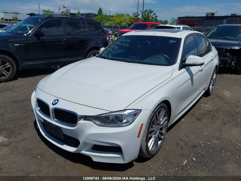 2013 BMW 335 Xi VIN: WBA3B9C57DF587316 Lot: 12006743