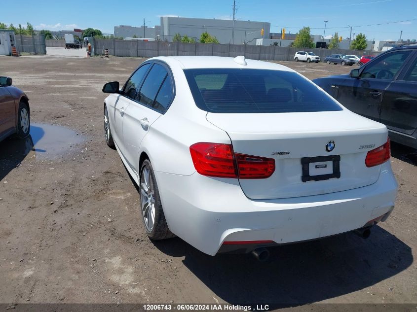 2013 BMW 335 Xi VIN: WBA3B9C57DF587316 Lot: 12006743