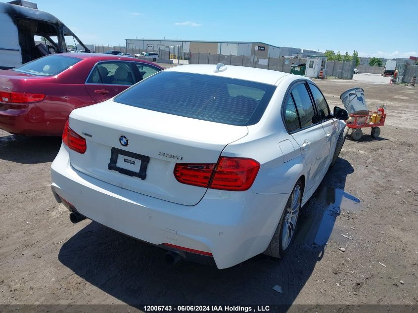 2013 BMW 335 Xi VIN: WBA3B9C57DF587316 Lot: 12006743