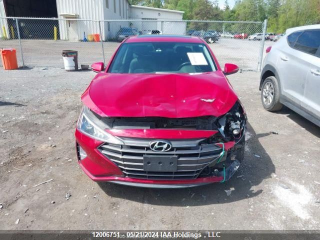 2019 Hyundai Elantra Luxury VIN: KMHD84LF4KU772039 Lot: 12006751