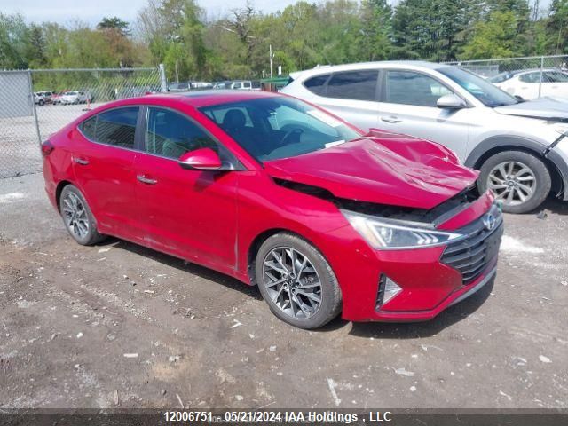 2019 Hyundai Elantra Luxury VIN: KMHD84LF4KU772039 Lot: 12006751