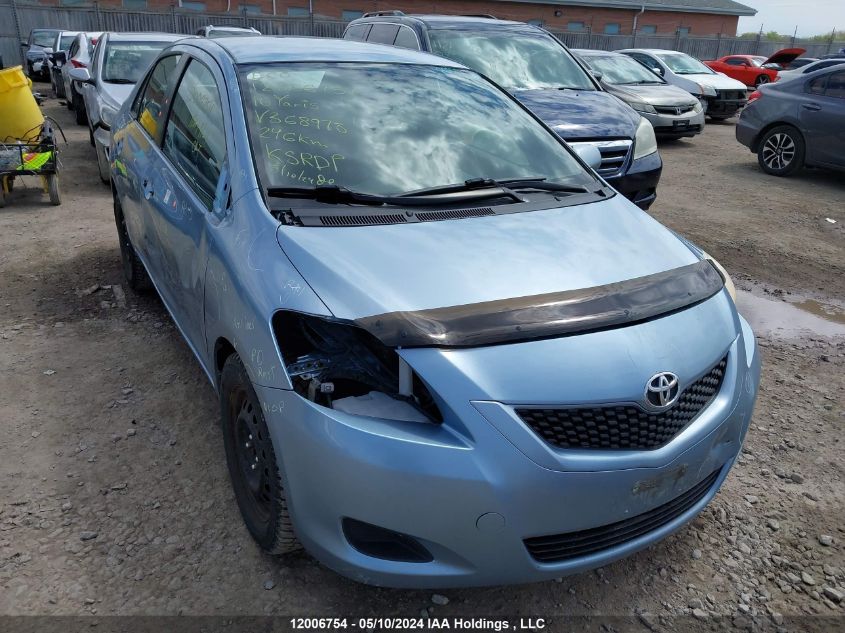 2010 Toyota Yaris VIN: JTDBT9K34A1368978 Lot: 12006754