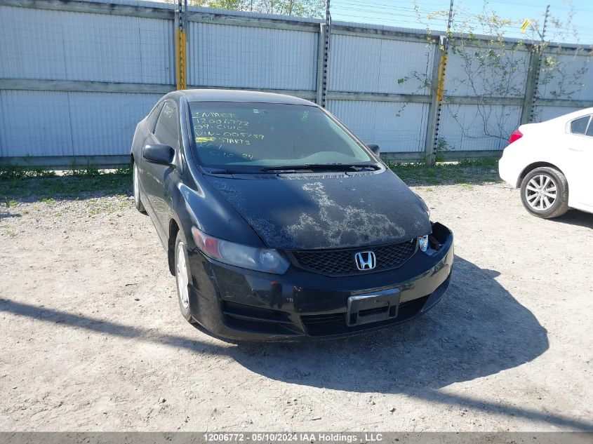 2009 Honda Civic VIN: 2HGFG12309H005759 Lot: 12006772