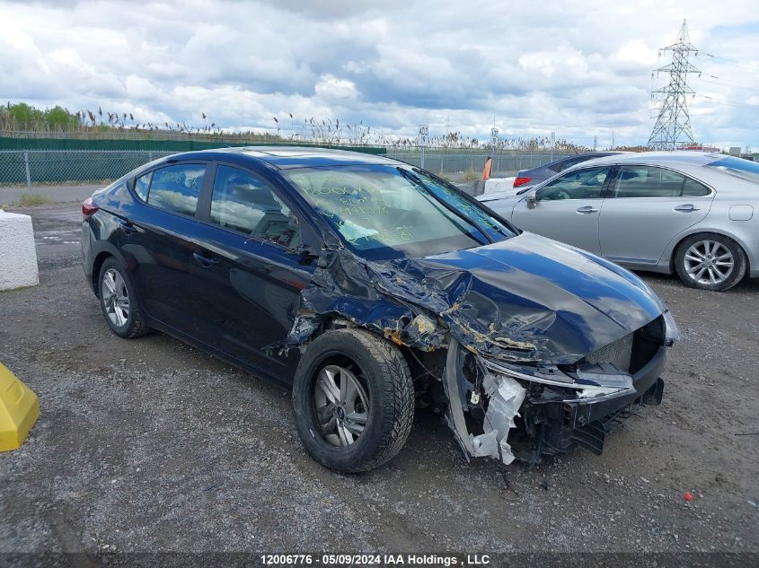 2020 Hyundai Elantra Preferred With Sun And Safety Package Auto Ivt VIN: KMHD84LF7LU941908 Lot: 12006776