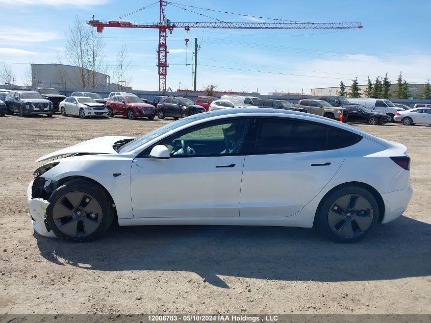 2022 Tesla Model 3 VIN: 5YJ3E1EBXNF277262 Lot: 12006783