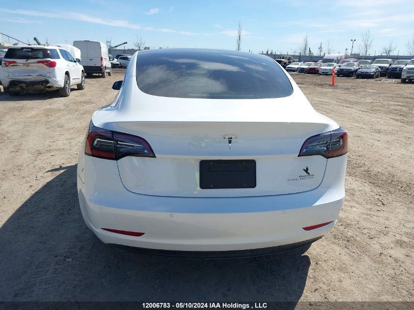 2022 Tesla Model 3 VIN: 5YJ3E1EBXNF277262 Lot: 12006783