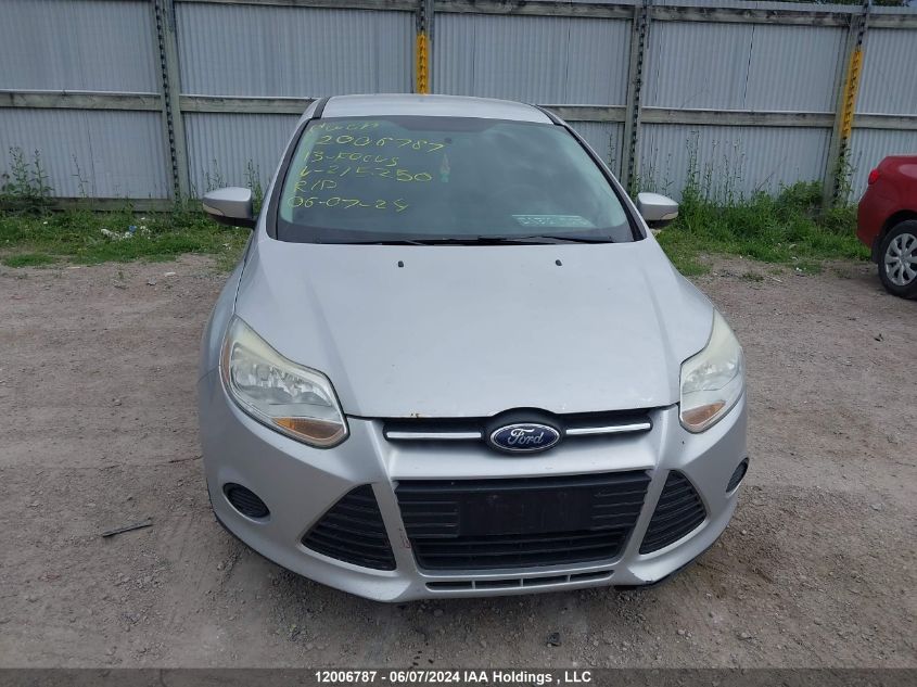 2013 Ford Focus Se VIN: 1FADP3F29DL215250 Lot: 12006787