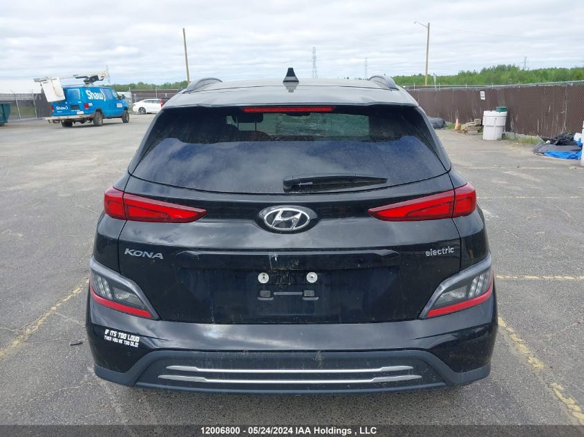 2022 Hyundai Kona Electric Preferred VIN: KM8K23AG0NU154381 Lot: 12006800