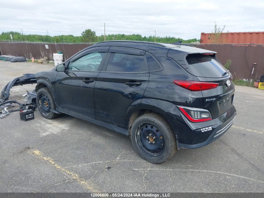 2022 Hyundai Kona Electric Preferred VIN: KM8K23AG0NU154381 Lot: 12006800