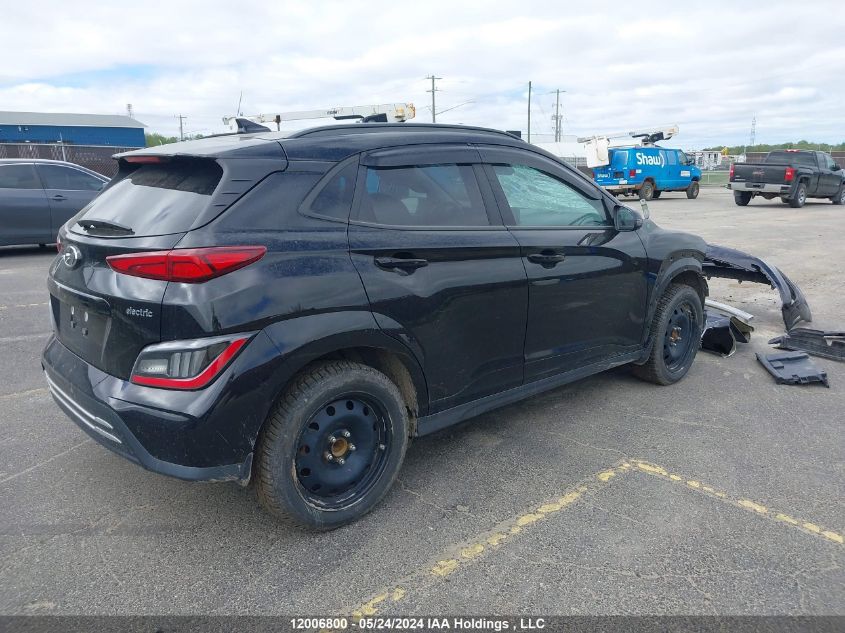 2022 Hyundai Kona Electric Preferred VIN: KM8K23AG0NU154381 Lot: 12006800