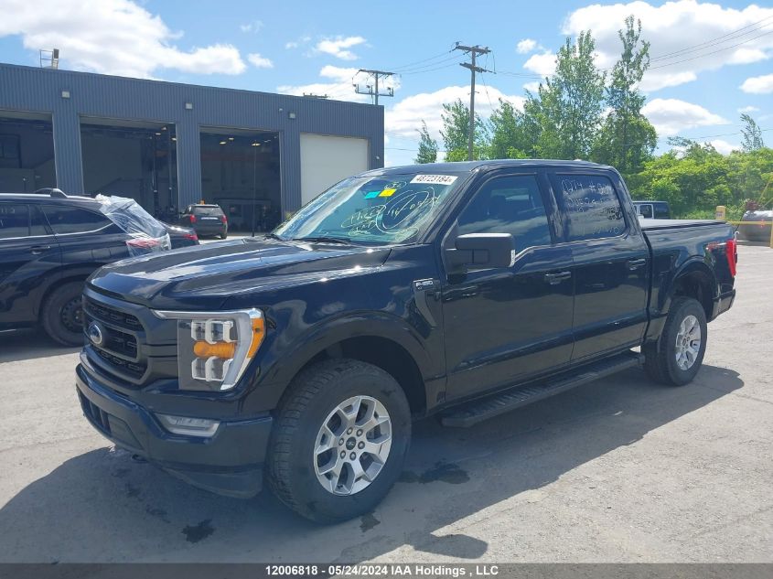 2022 Ford F150 Supercrew VIN: 1FTEW1EP7NKD59678 Lot: 12006818