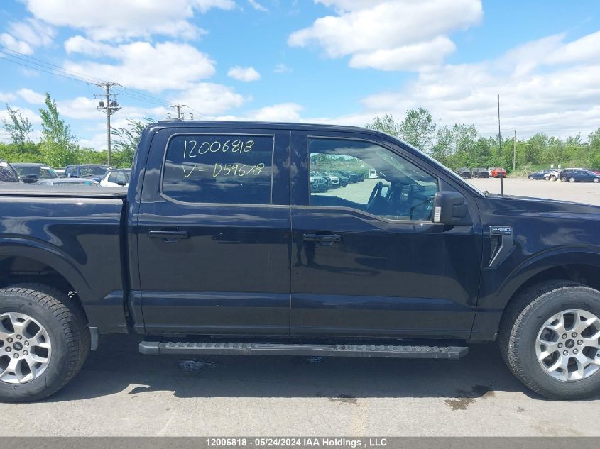 2022 Ford F150 Supercrew VIN: 1FTEW1EP7NKD59678 Lot: 12006818