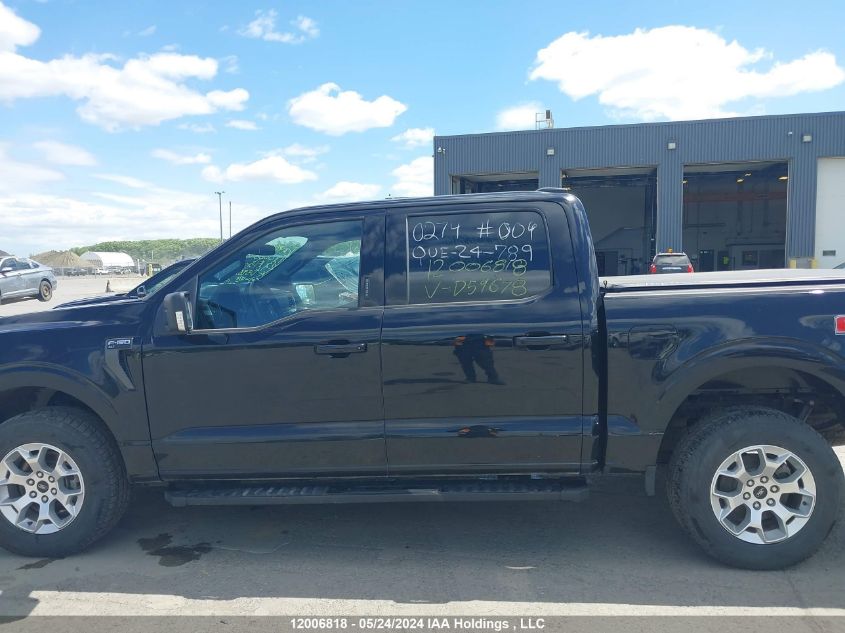 2022 Ford F150 Supercrew VIN: 1FTEW1EP7NKD59678 Lot: 12006818