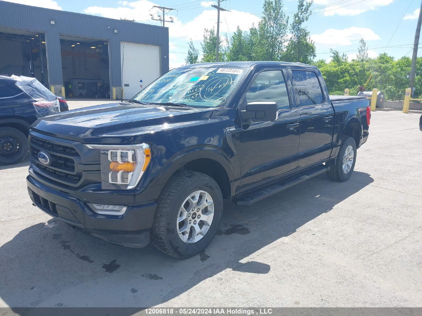 2022 Ford F150 Supercrew VIN: 1FTEW1EP7NKD59678 Lot: 12006818