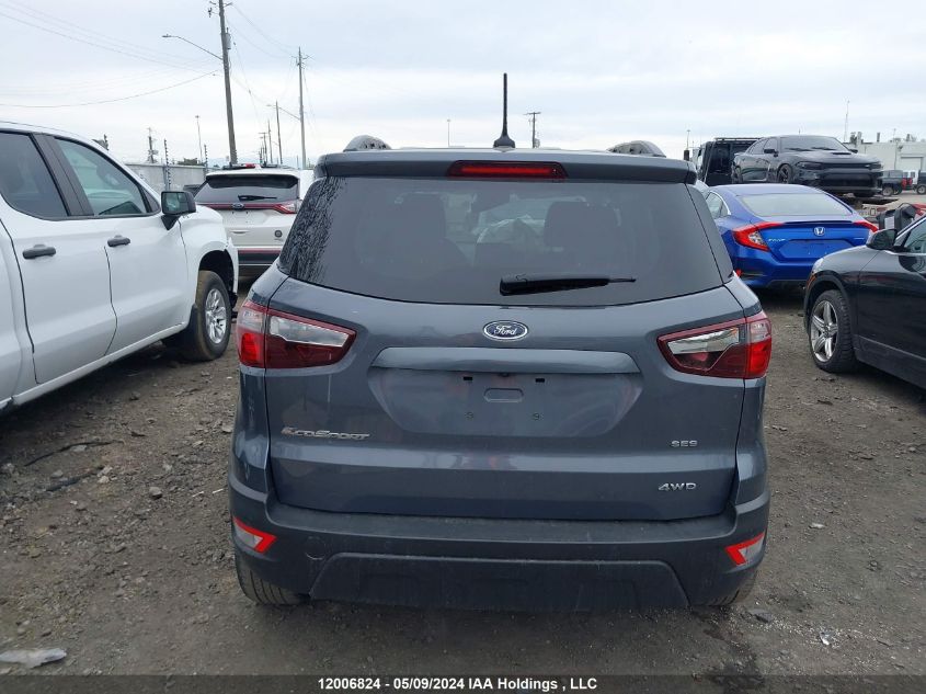 2018 Ford Ecosport Ses VIN: MAJ6P1CLXJC237182 Lot: 12006824