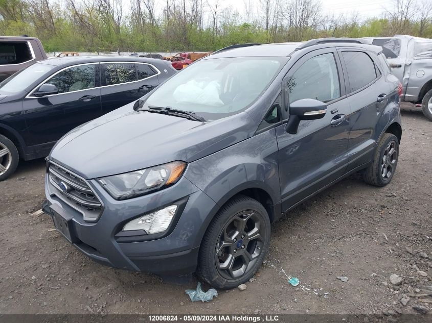 2018 Ford Ecosport Ses VIN: MAJ6P1CLXJC237182 Lot: 12006824