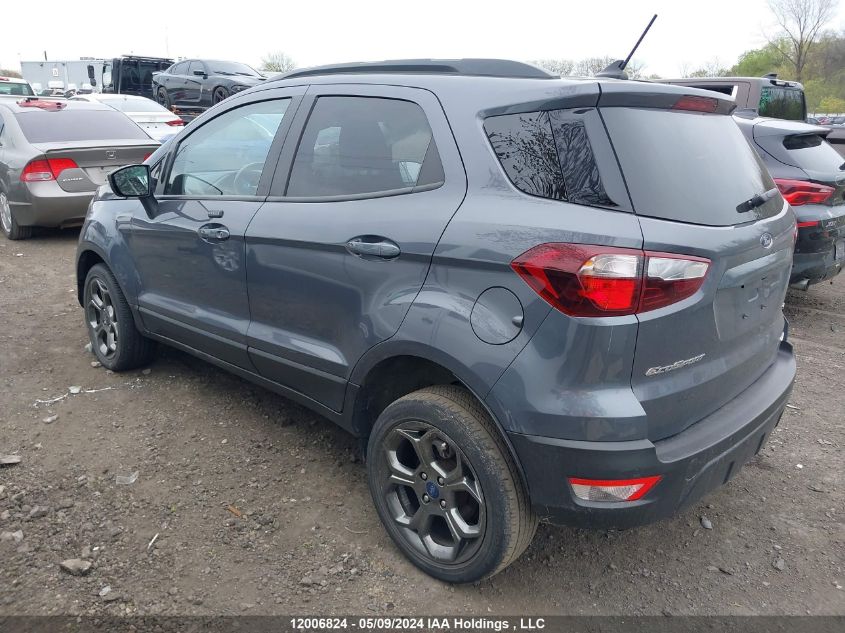 2018 Ford Ecosport Ses VIN: MAJ6P1CLXJC237182 Lot: 12006824