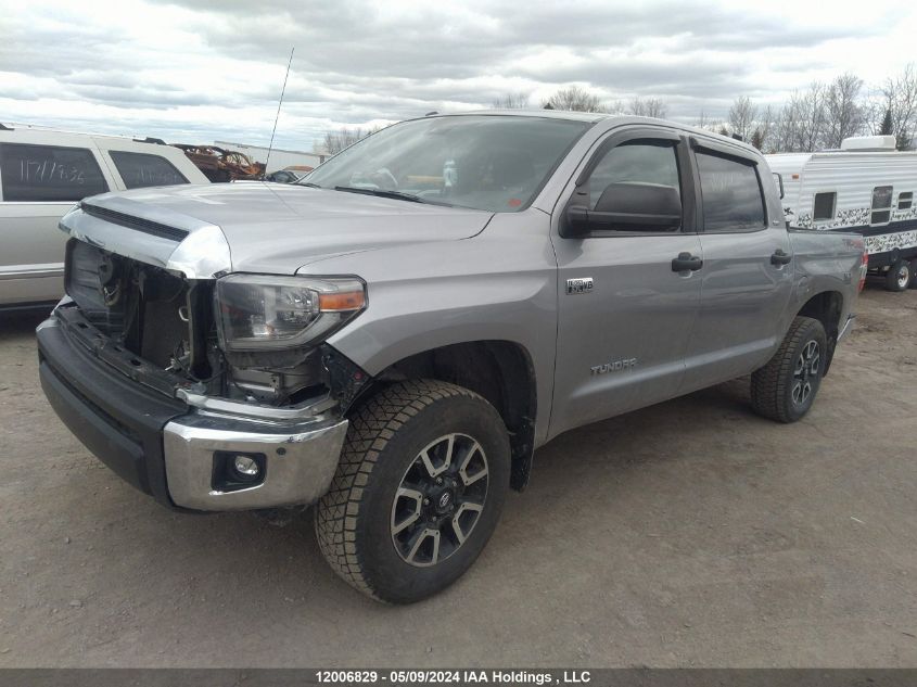 2018 Toyota Tundra Sr5 Plus 5.7L V8 VIN: 5TFDY5F14JX752297 Lot: 12006829