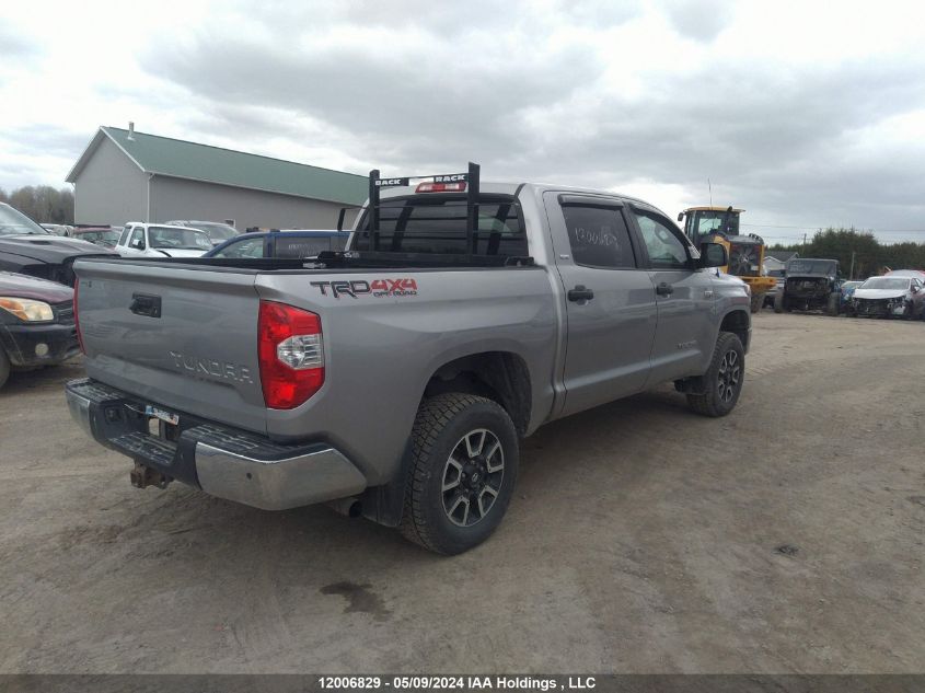 2018 Toyota Tundra Sr5 Plus 5.7L V8 VIN: 5TFDY5F14JX752297 Lot: 12006829