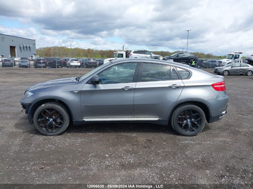 2011 BMW X6 VIN: 5UXFG2C5XBLX09057 Lot: 12006830