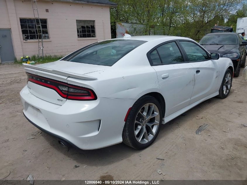 2022 Dodge Charger Gt VIN: 2C3CDXHG0NH141119 Lot: 12006840