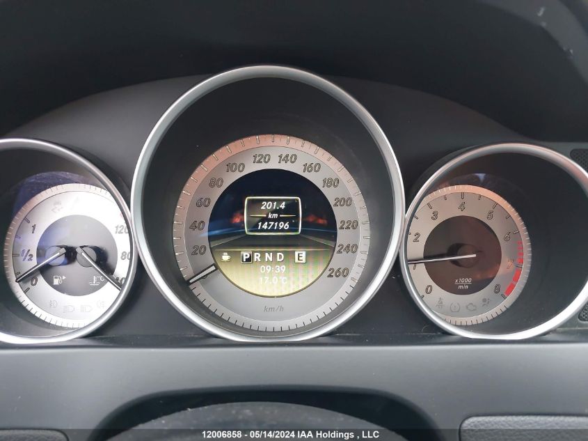 2012 Mercedes-Benz C 250 VIN: WDDGJ4HB8CF926971 Lot: 12006858