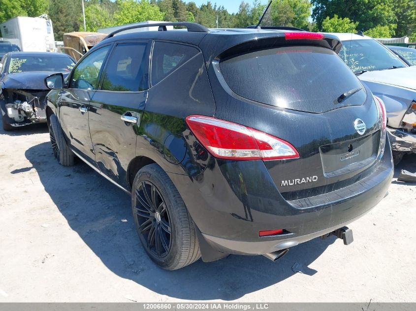 2012 Nissan Murano VIN: JN8AZ1MW6CW200949 Lot: 12006860