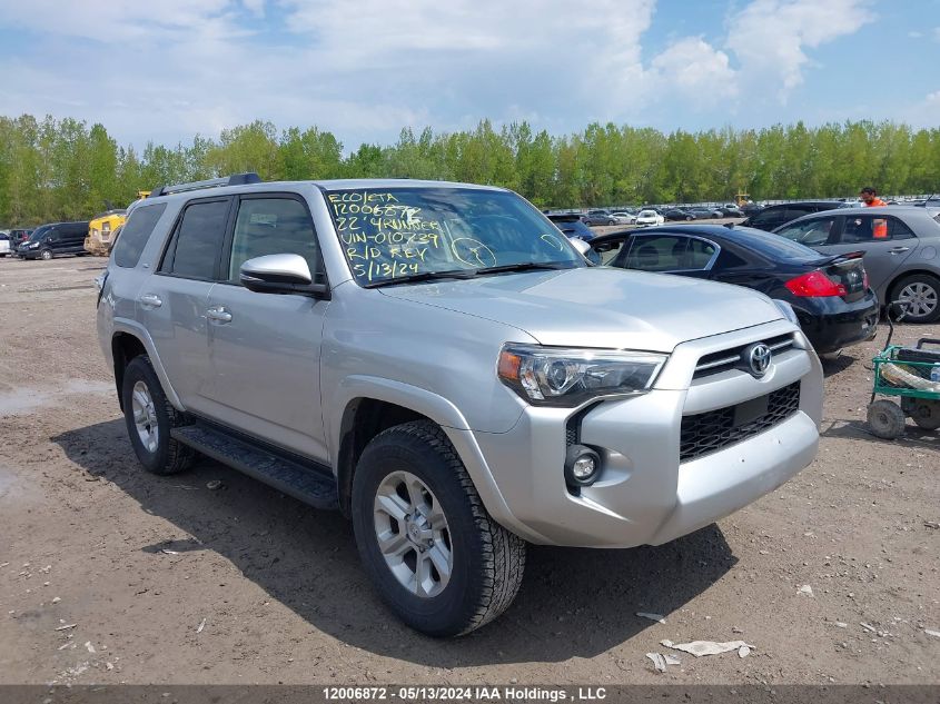 2022 Toyota 4Runner VIN: JTENU5JR9N6010739 Lot: 12006872