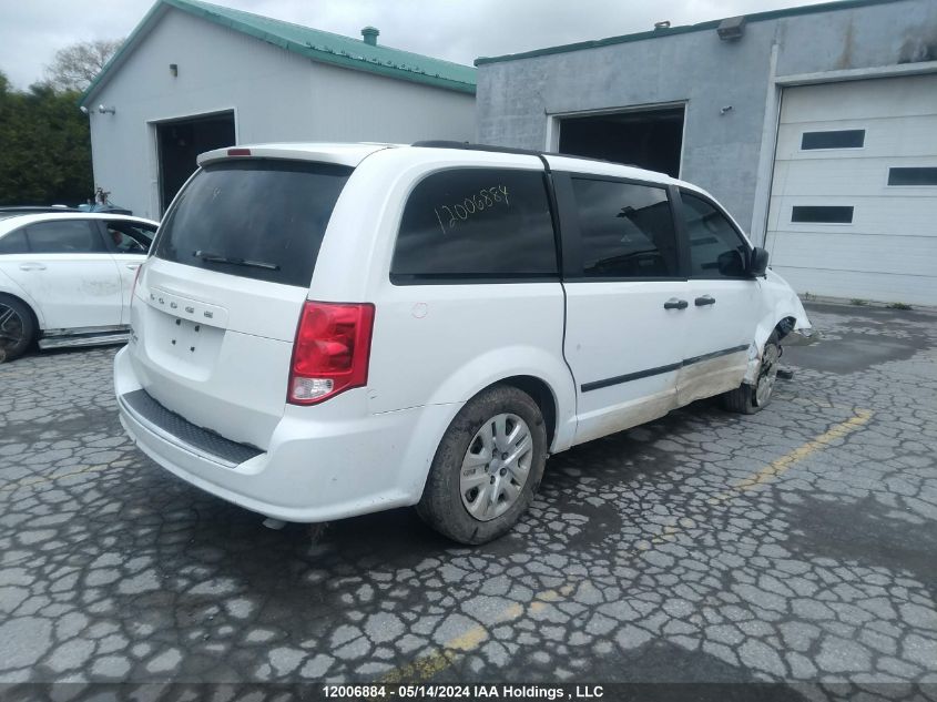 2016 Dodge Grand Caravan Se VIN: 2C4RDGBG7GR332998 Lot: 12006884