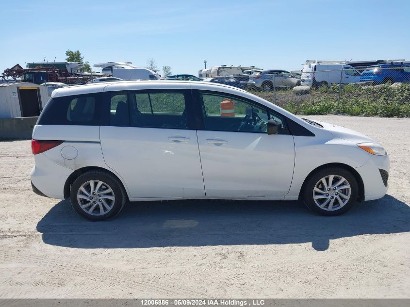 2012 Mazda Mazda5 VIN: JM1CW2CL3C0137662 Lot: 12006886