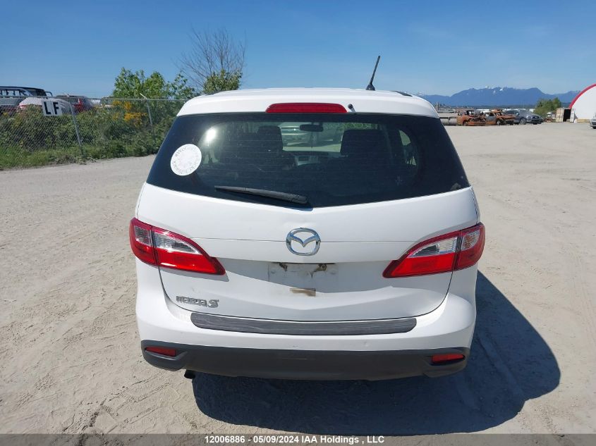 2012 Mazda Mazda5 VIN: JM1CW2CL3C0137662 Lot: 12006886