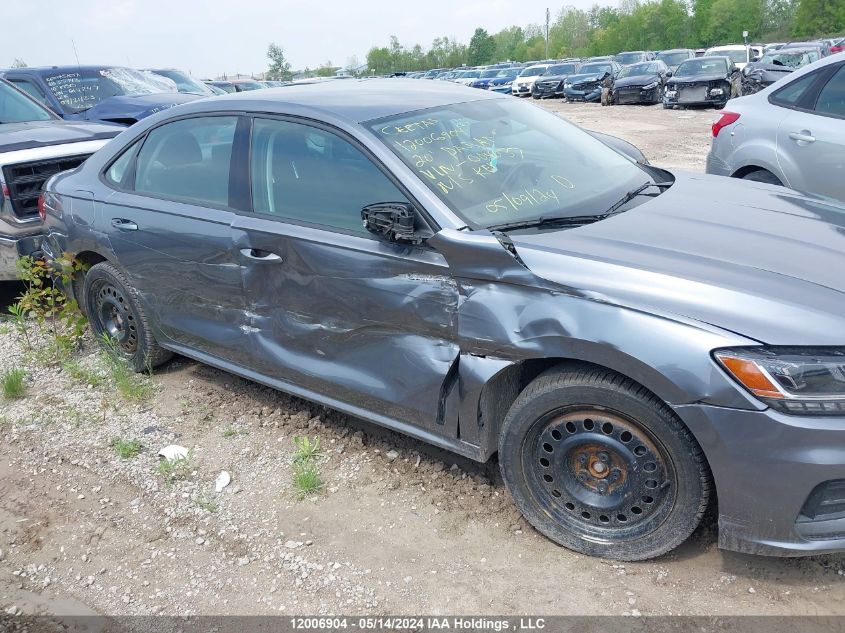 2020 Volkswagen Passat VIN: 1VWAA7A34LC004037 Lot: 12006904