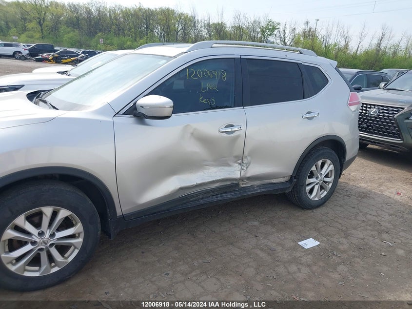 2014 Nissan Rogue S/Sl/Sv VIN: 5N1AT2MV6EC776437 Lot: 12006918