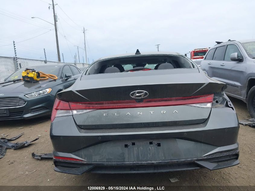 2022 Hyundai Elantra Ultimate Ivt With Tech Package VIN: KMHLN4AGXNU324568 Lot: 12006929