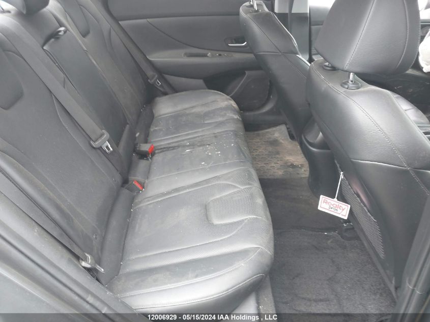 2022 Hyundai Elantra Ultimate Ivt With Tech Package VIN: KMHLN4AGXNU324568 Lot: 12006929