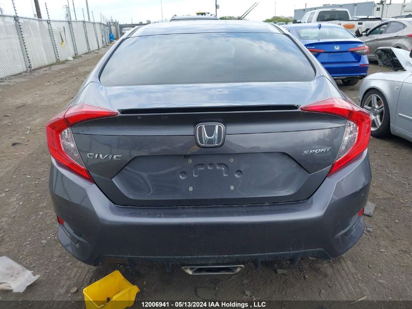 2020 Honda Civic VIN: 2HGFC2F80LH011186 Lot: 12006941