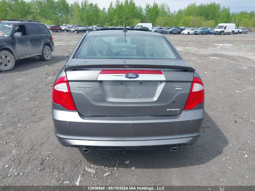 2012 Ford Fusion Sel VIN: 3FAHP0CG4CR342472 Lot: 12006948