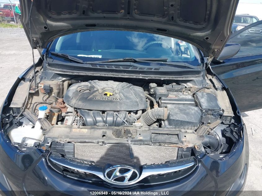 2013 Hyundai Elantra Gl VIN: 5NPDH4AEXDH310161 Lot: 12006949