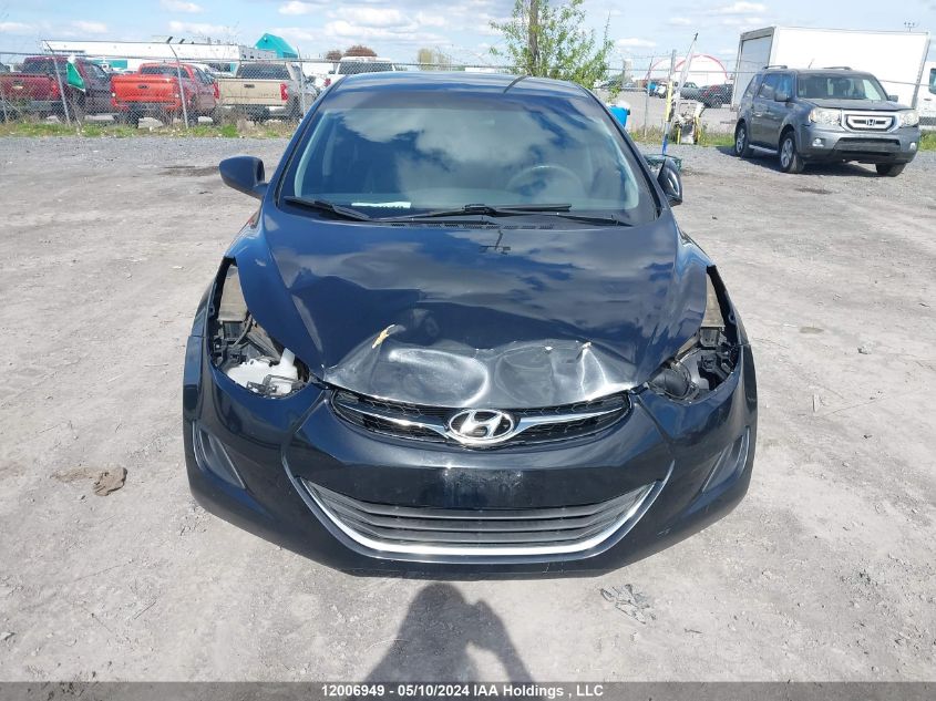 2013 Hyundai Elantra Gl VIN: 5NPDH4AEXDH310161 Lot: 12006949