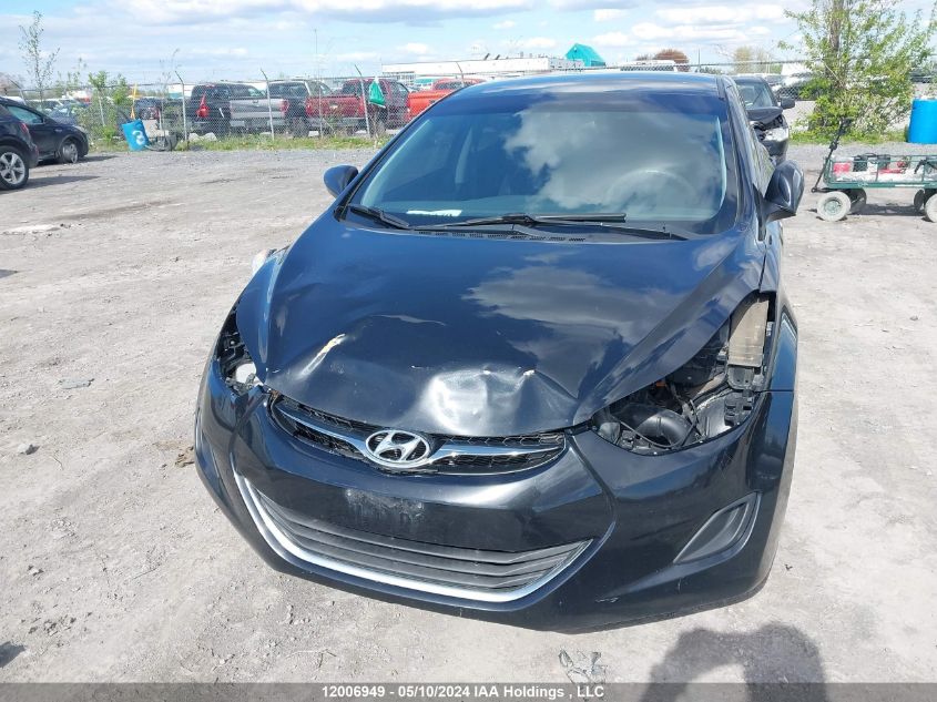 2013 Hyundai Elantra Gl VIN: 5NPDH4AEXDH310161 Lot: 12006949