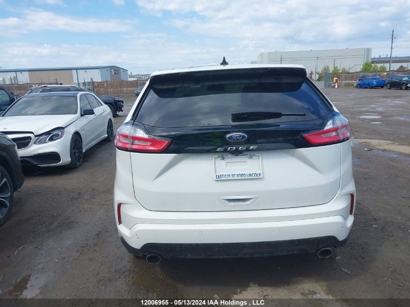 2021 Ford Edge Sel VIN: 2FMPK4J91MBA05043 Lot: 12006955