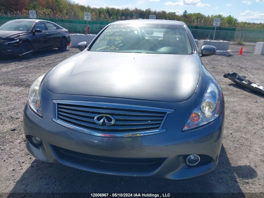 2011 Infiniti G37 VIN: JN1CV6AR6BM407821 Lot: 12006967