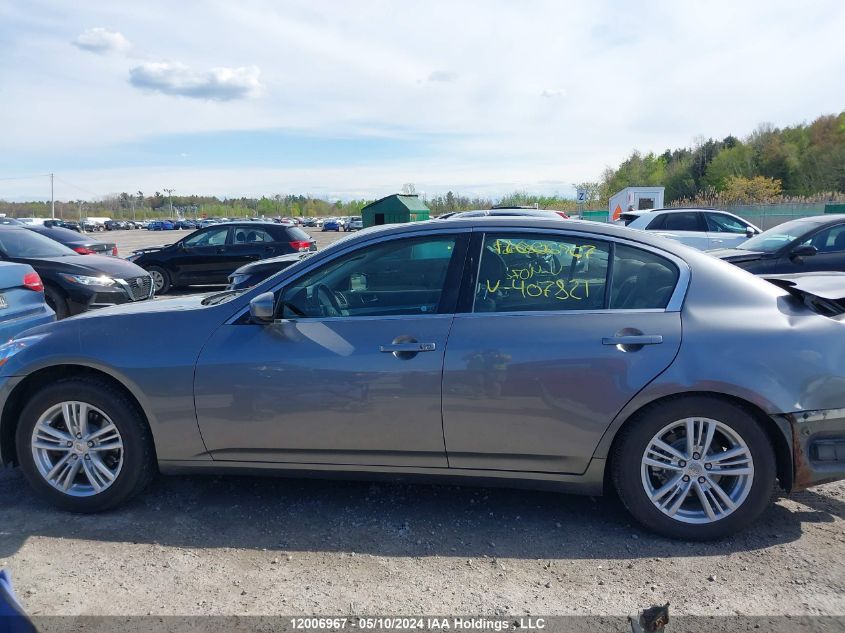 2011 Infiniti G37 VIN: JN1CV6AR6BM407821 Lot: 12006967